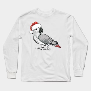 Christmas Parrot Long Sleeve T-Shirt